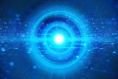 network social online, background 3d illustration rendering, machine deep learning, data cloud storage digital, science neuron, plexus cell brain, futuristic connecting, technology systemの写真素材