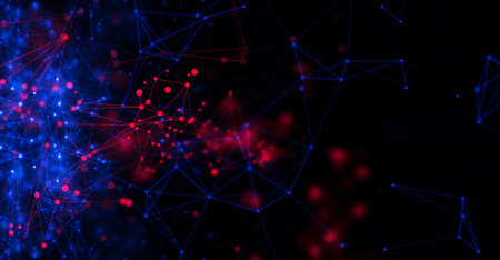 network social online, background 3d illustration rendering, machine deep learning, data cloud...