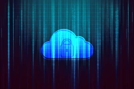 abstract futuristic universe cyber network server online, background illustration 3d rendering, ai cloud storage, technology robotic and system, atom cell plexus and scienceの写真素材