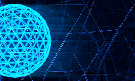network social online, background 3d illustration rendering, machine deep learning, data cloud...