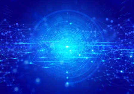 network social online, background 3d illustration rendering, machine deep learning, data cloud...