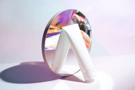 beauty treatment medical skincare and cosmetic lotion cream serum oil mockup bottle packaging...