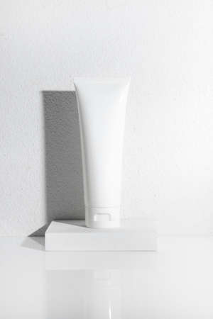beauty fashion cosmetic makeup bottle lotion cream product with skincare healthcare concept on backgroundの写真素材