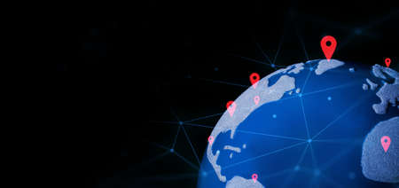 technology of digital internet 5g; cloud storage system; network business; artificial intelligenceの写真素材