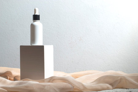 beauty fashion cosmetic makeup bottle lotion cream product with skincare healthcare concept on backgroundの写真素材