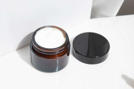 mockup of medical skin care bottle cosmetic cream lotion, beauty makeup facial, treatment cleanser...
