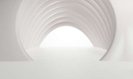 3d rendering illustration of background abstract pedestal board, art display mockup product...