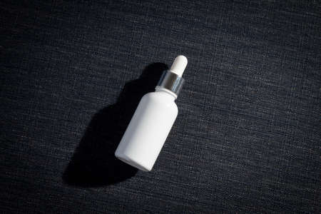 mockup of medical skin care bottle cosmetic tube of beauty makeup facial, treatment cleanser faceの写真素材