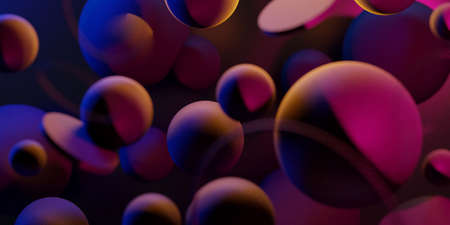 abstract backgound of scifi gaming cyberpunk, vr virtual reality simulation, scene stand pedestal stage, 3d illustrationの写真素材