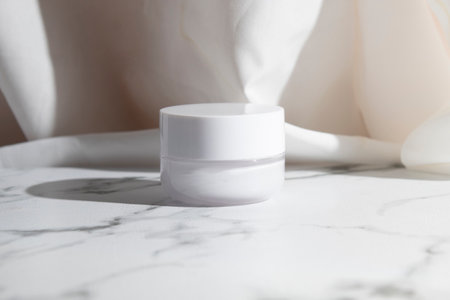 mockup of medical skin care bottle cosmetic tube of beauty makeup facial, treatment cleanser face foam, beauty healthcare branding packagingの写真素材