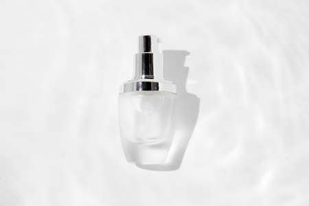 mockup of medical skin care bottle cosmetic tube of beauty makeup facial, treatment cleanser face...