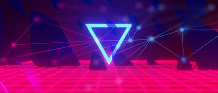 abstract backgound video game of esports scifi gaming cyberpunk, vr virtual reality simulation and...