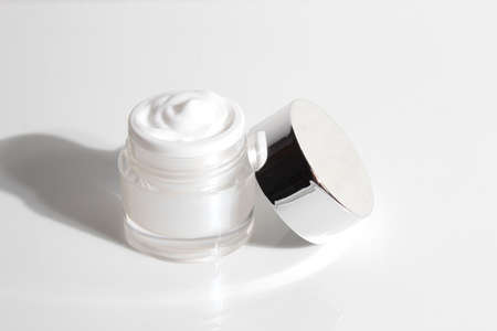 mockup tube bottle for skin care cosmetic summer sunscreen, product branding, cream lotion treatmentの写真素材
