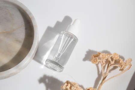 mockup tube bottle for skin care cosmetic summer sunscreen, product branding, cream lotion treatmentの写真素材