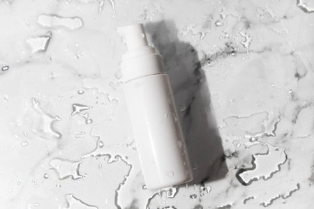 mockup tube bottle for skin care cosmetic, product branding, serum dropper cream lotion treatmentの写真素材
