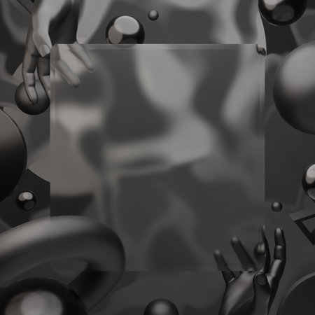 abstract background geometry, presentation podium stage pedestal for cosmetic product showcase...