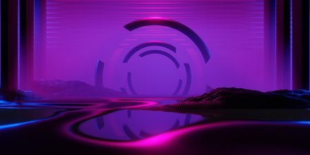 abstract backgound video game of esports scifi gaming cyberpunk, vr virtual reality simulation and...