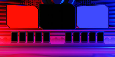 3d illustration rendering of futuristic cyberpunk city. gaming wallpaper scifi background, a esports...