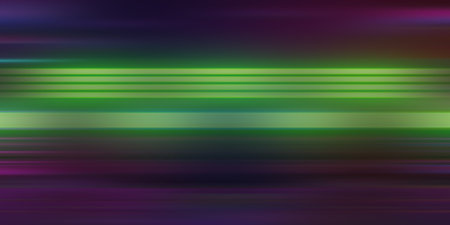 3d illustration rendering of technology futuristic cyberpunk display, gaming scifi stage pedestal background, gamer banner sign of neon glow stand podium for product saleの写真素材