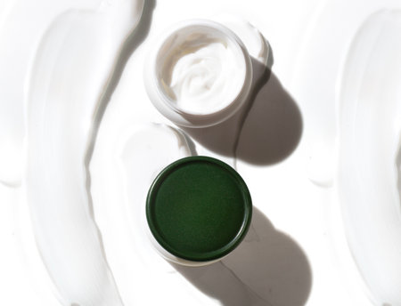 charcoal skin care men cosmetic lotion cream scrub for medical facial treatment, an product branding mockupの写真素材