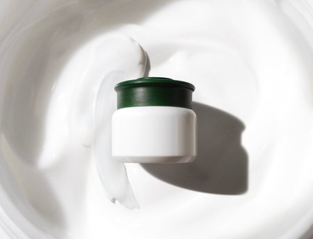 charcoal skin care men cosmetic lotion cream scrub for medical facial treatment, an product branding mockupの写真素材