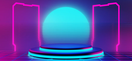 3d illustration rendering of y2k 2000s gamer technology futuristic fantasy metaverse cyberpunk...