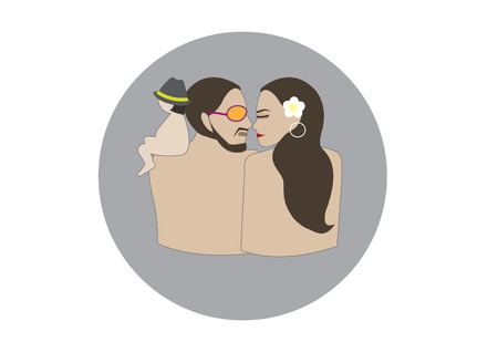 amily graphic design , vector illustrationのイラスト素材