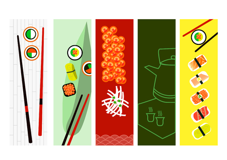 Sushi food design concept,vector illustrationsのイラスト素材