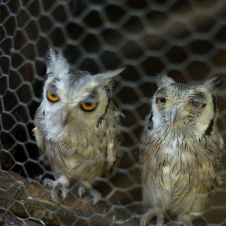 Bird in captivityの写真素材