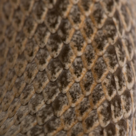 Close-up of scale of snakeの写真素材