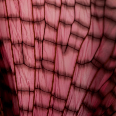 Close-up of Malaysian jungle nymph wing, Heteropteryx dilatata, Phasmatodea