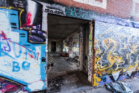 Abandoned factoryのeditorial素材