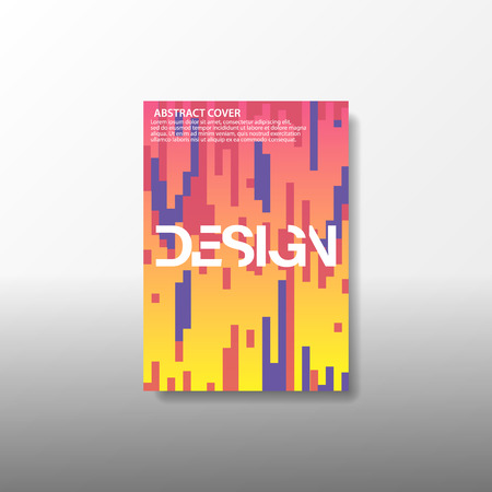 A4 minimal color design. Annual report, brochure, banner, idea cover booklet flyerの写真素材