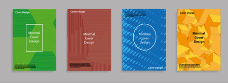 Minimal covers design. Geometric halftone gradients. Eps10 vectorのイラスト素材