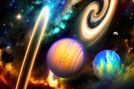 planets, space, space science fiction, nature, stars, background, screensaver, screen.