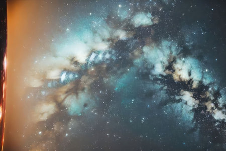 Space, stars, desktop wallpaper, screensaver.の写真素材