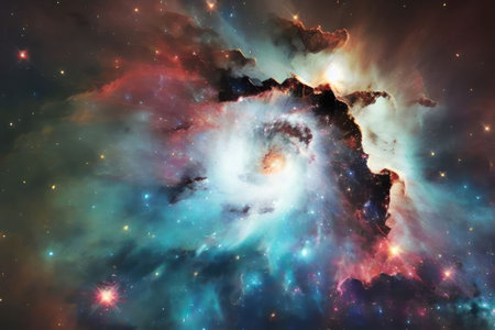 Space, stars, desktop wallpaper, screensaver.の写真素材