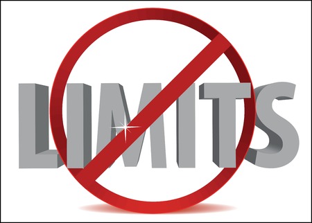  3 dimensional limits off text in circle