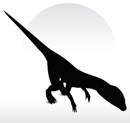 Vector Image - dinosaurs dilophosaurus isolated on white backgroundのイラスト素材