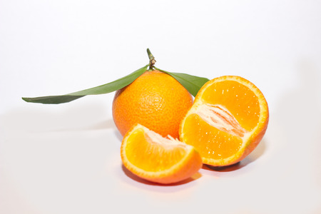 Clementines can be separated into 7 to 14 segments. They tend to be very easy to peel, like a 

tangerineの写真素材