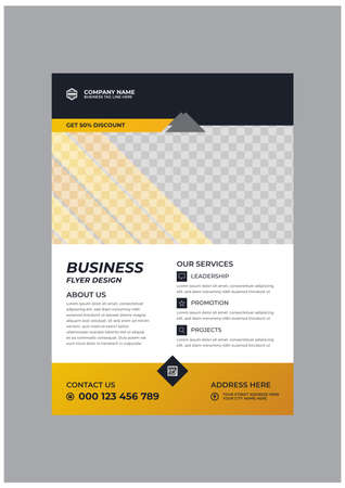 Creative stylish corporate business flyer image templateのイラスト素材
