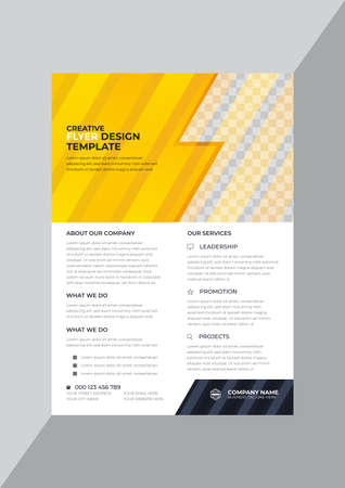 Classical corporate business agency flyer design templateのイラスト素材