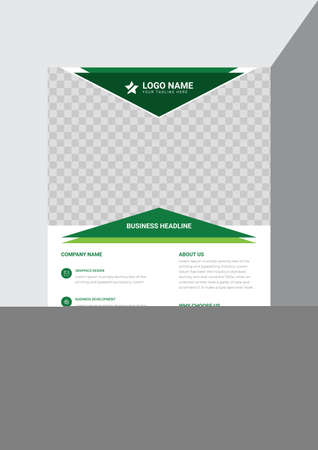 Professional creative modern business flyer design templateのイラスト素材