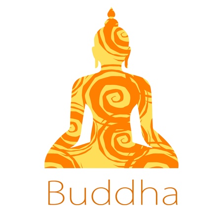 Buddha vectorのイラスト素材