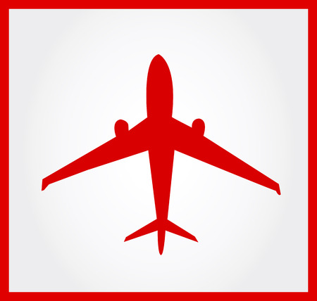 airplane symbol  vector illustration のイラスト素材