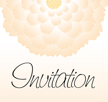 Invitation - flowerのイラスト素材