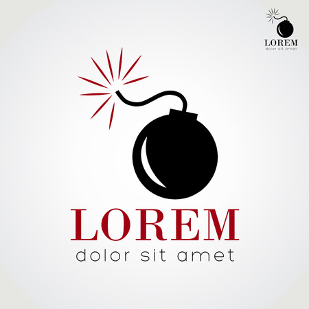 Icon of bomb  Vector design のイラスト素材