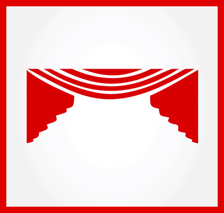 curtains symbolのイラスト素材