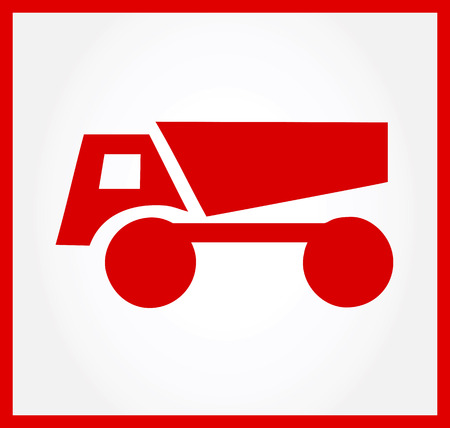 Dump Truck symbolのイラスト素材