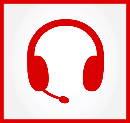 headphone and microphoneのイラスト素材